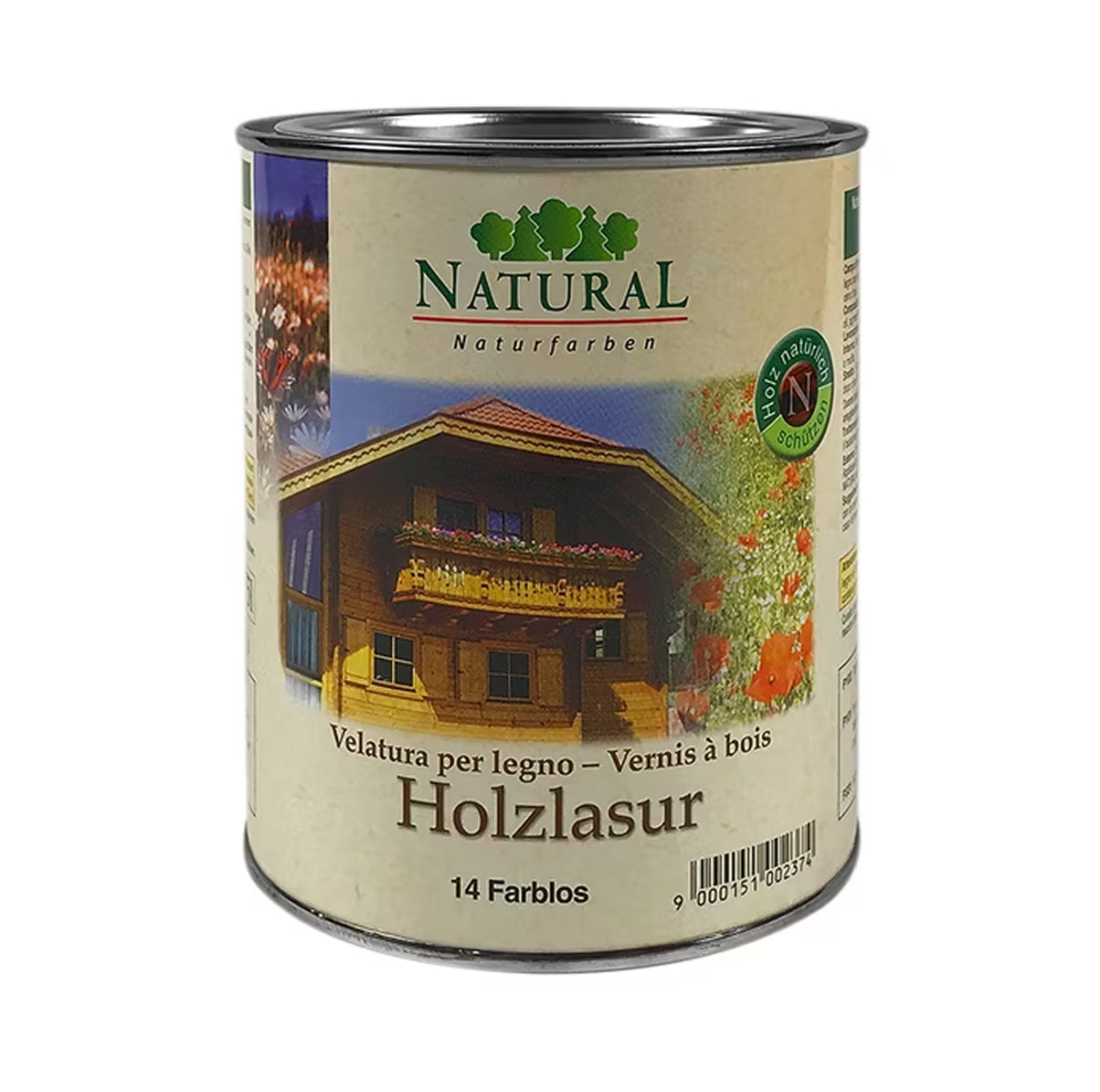 NATURAL Holzlasur für Innen & Außen – Naturharzöl-Holzschutz