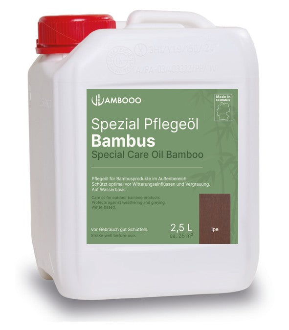 aMbooo Terrassenöl Ipe – Pflegeöl für Bambusterrassen 2,5 L