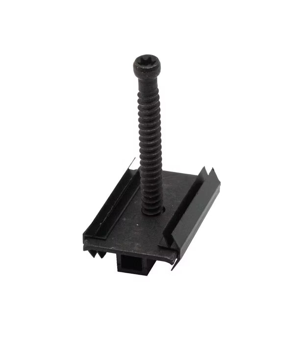 aMbooo Topclip schwarz – Terrassenclip für Bambus, WPC & Thermoholz