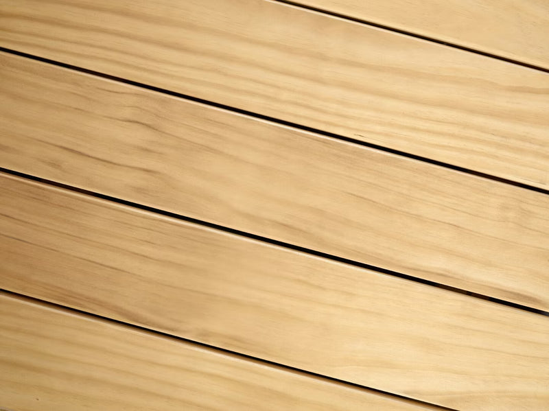 Labella Nature Accoya Terrassendielen – glatt mit Clip-Nut 25 x 142/190 mm