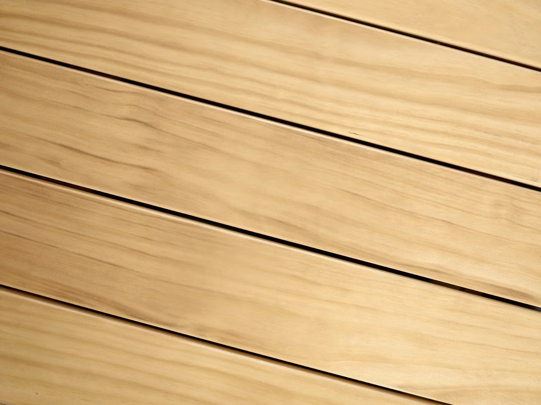 Labella Nature Accoya Terrassendielen – glatt mit Clip-Nut 25 x 142/190 mm