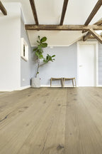 Landhausdiele Floorentino Blacklabel XL Eiche Amsterdam, tief gebürstet, Rohoptik