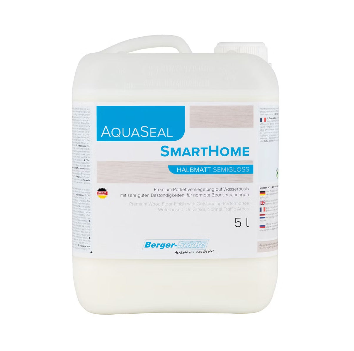 Berger-Seidle Aqua-Seal SmartHome – Parkettlack für Wohnbereiche