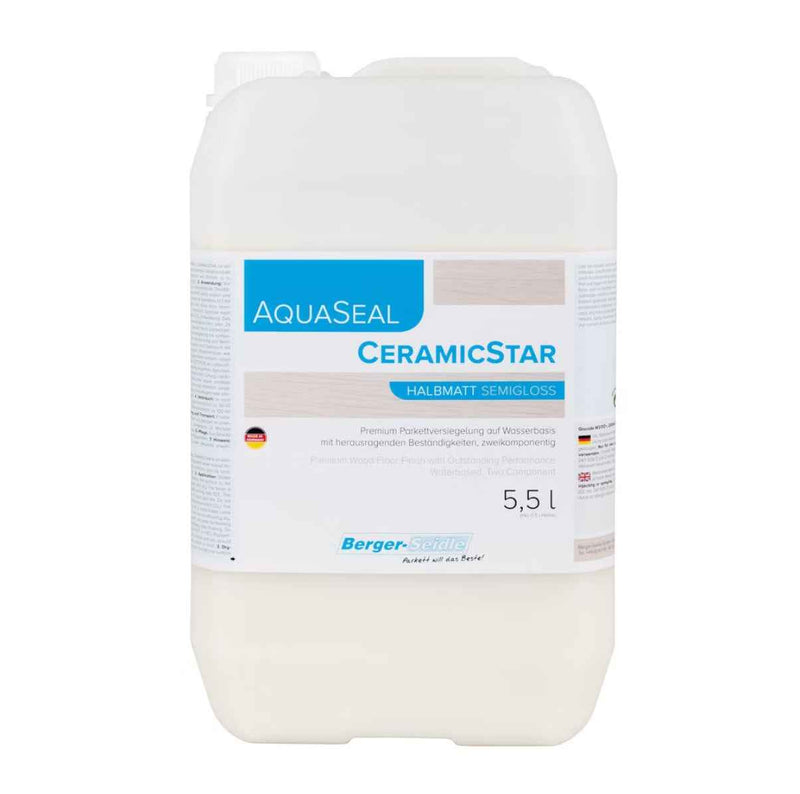 Berger-Seidle Aqua-Seal CeramicStar – 2K Parkettlack mit Keramik-Technologie
