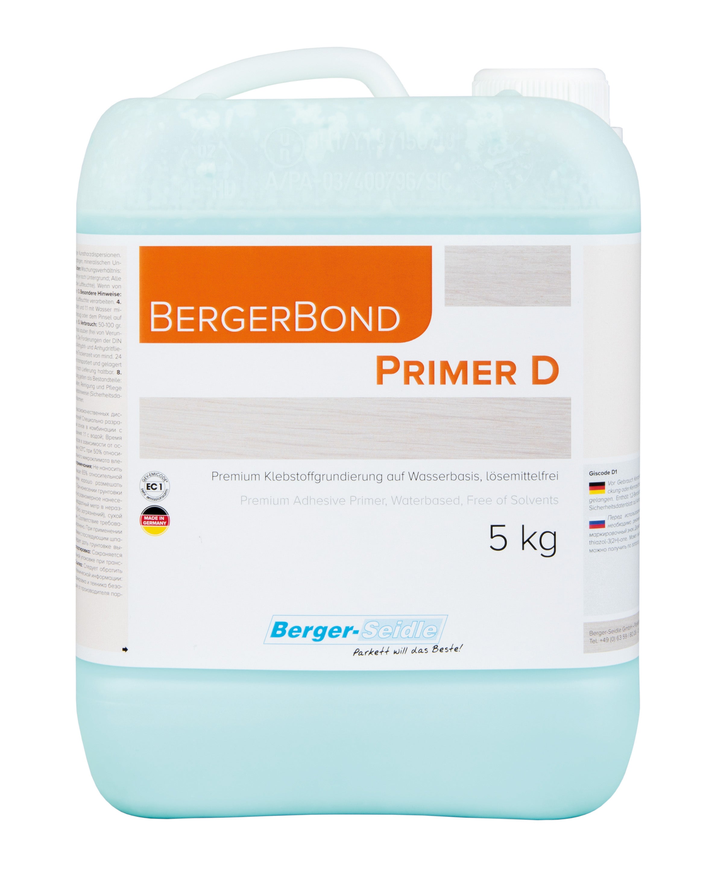 Berger-Seidle Primer D – Grundierung & Haftvorstrich für Parkettarbeiten