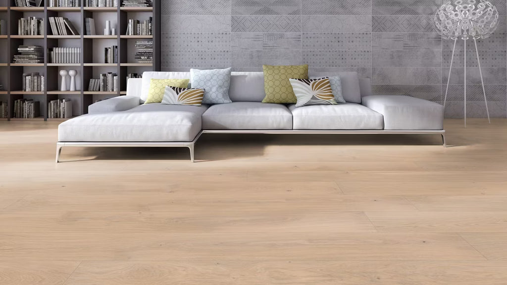 Eiche Kaschmir Landhausdiele Weitzer – gebürstet, lackiert oder geölt | 193 x 2245 mm