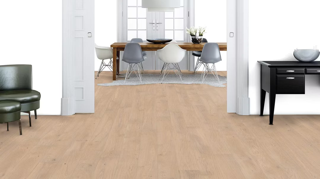 Eiche Kaschmir Landhausdiele Weitzer – gebürstet, lackiert oder geölt | 193 x 2245 mm