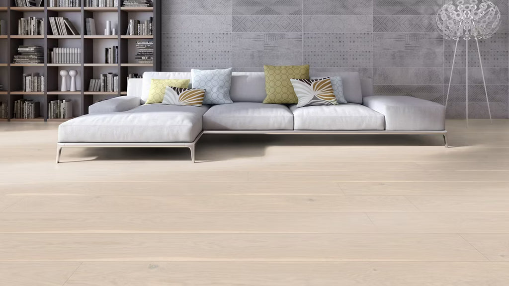 Eiche Landhausdiele Polar Weitzer WP2245 – gebürstet & lackiert | 13 x 193 x 2245 mm
