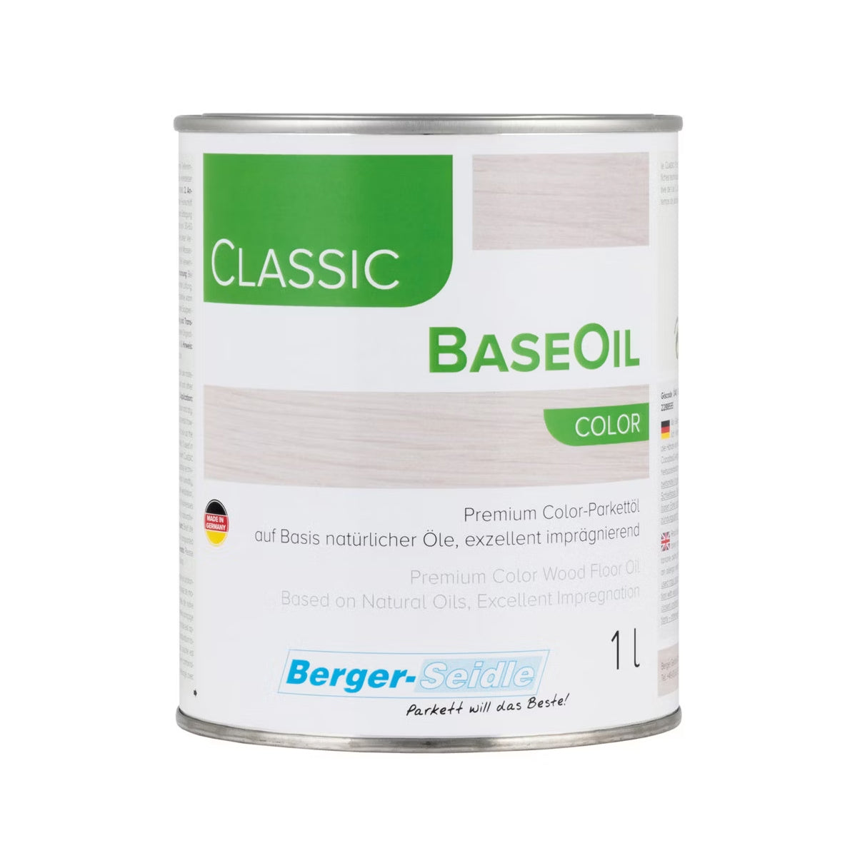 Berger-Seidle Classic BaseOil Color – farbiges Parkettöl