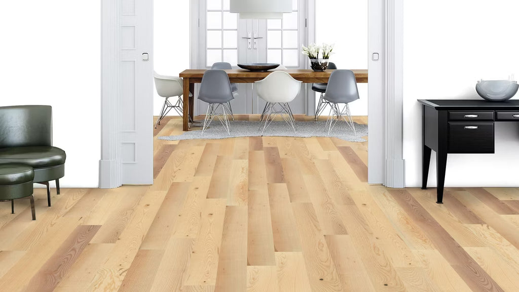 Esche Landhausdiele Weitzer WP1800 – gebürstet & lackiert | 11 x 175 x 1800 mm