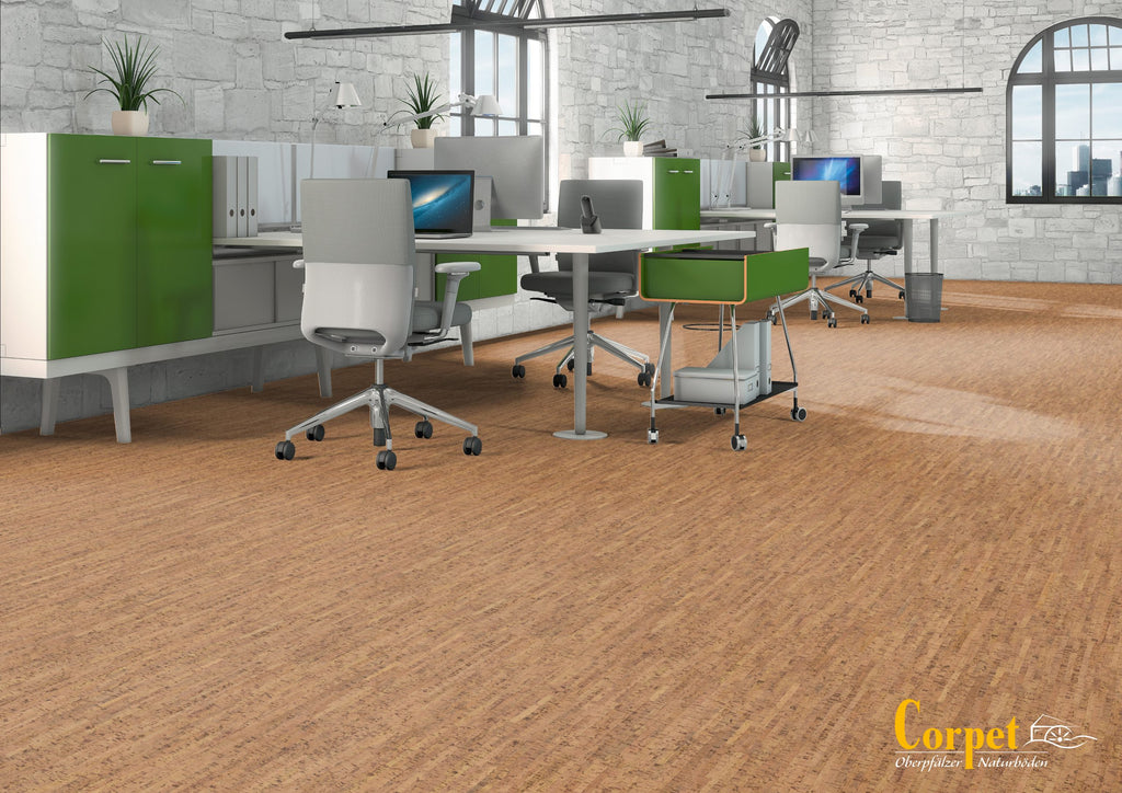 Click Cork Flooring "Nostalgia" – with Impact Sound Insulation & Selectable Surface | 915 x 305 x 11 mm