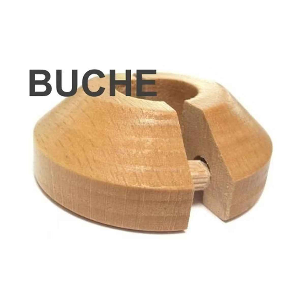 Heizungsrohrrosette aus Massivholz – Eiche oder Buche