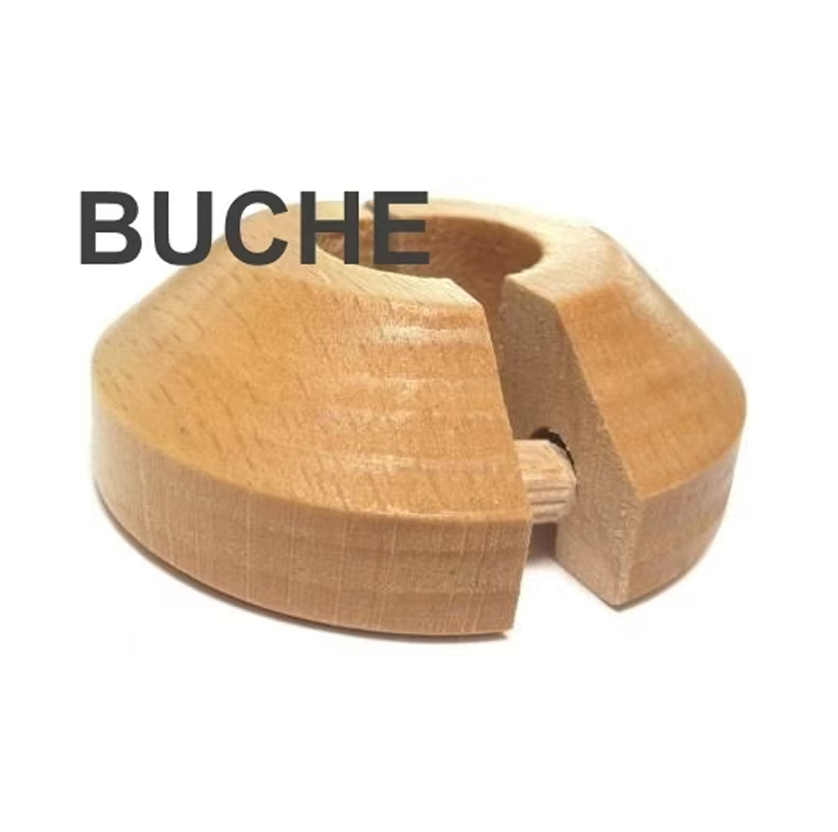 Heizungsrohrrosette aus Massivholz – Eiche oder Buche