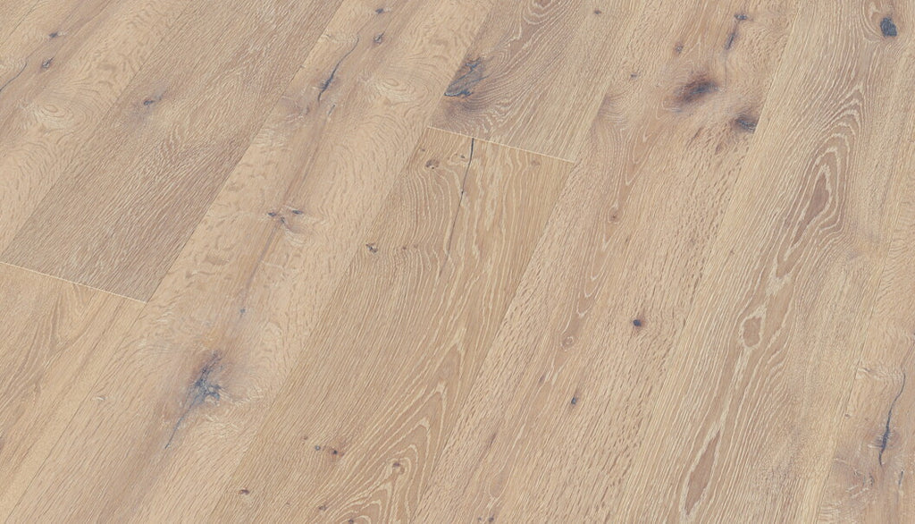 Country Plank Oak Whitewash Limed – Brushed & Hand-scraped | 15x189x1900 mm