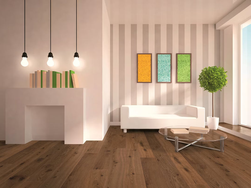 Eiche Bronzo Landhausdiele – gedämpft & naturgeölt | 14 x 182 x 2200 mm
