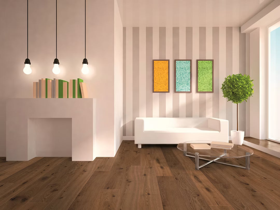 Eiche Bronzo Landhausdiele – gedämpft & naturgeölt | 14 x 182 x 2200 mm