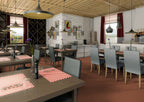 Kupferrot Linoleum-Klebefliese Pure – moderner Designboden in warmer Kupferoptik
