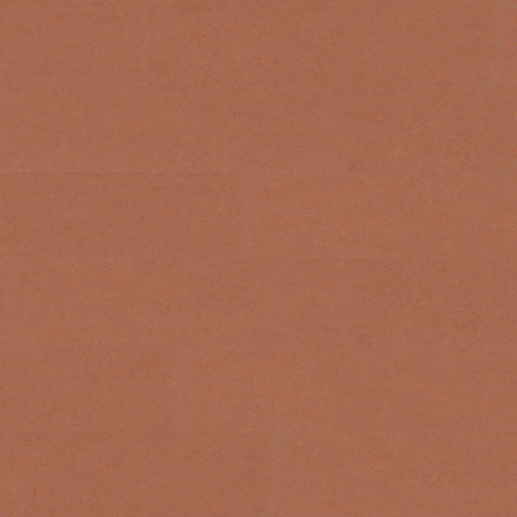 Kupferrot Linoleum-Klebefliese Pure – moderner Designboden in warmer Kupferoptik