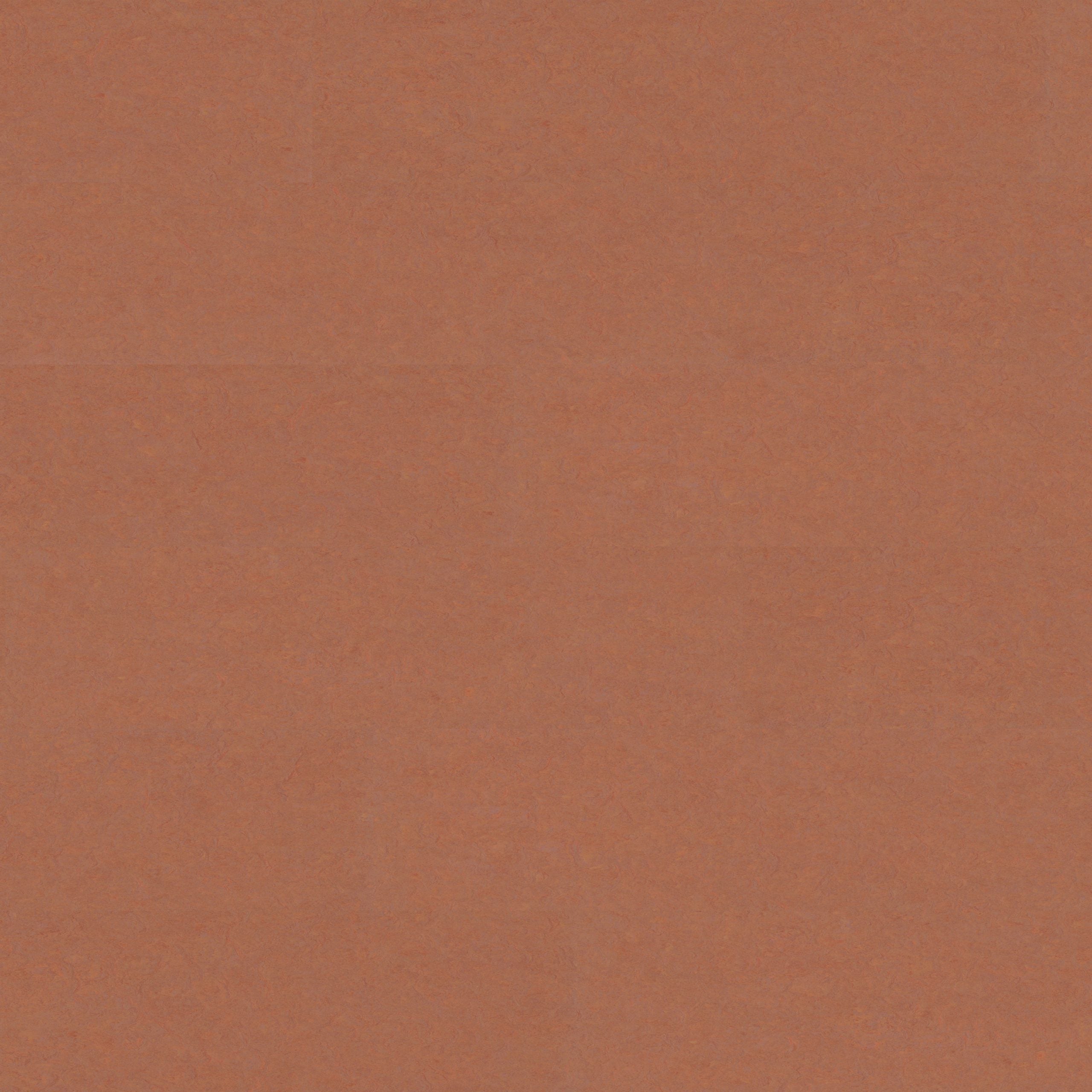 Kupferrot Linoleum-Klebefliese Pure – moderner Designboden in warmer Kupferoptik