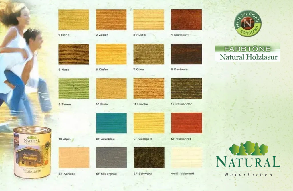 NATURAL Wood Stains for Exterior and Interior