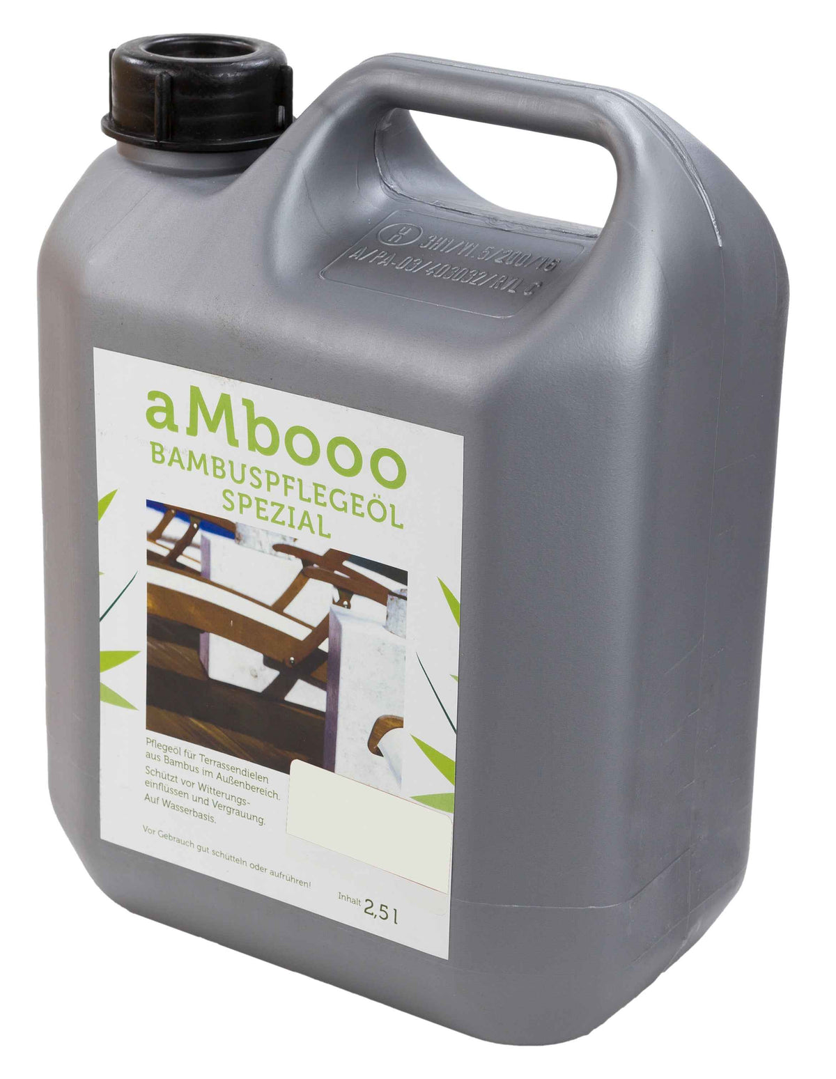 aMbooo Terrassenöl White Oak – Pflegeöl für Bambusterrassen 2,5 L