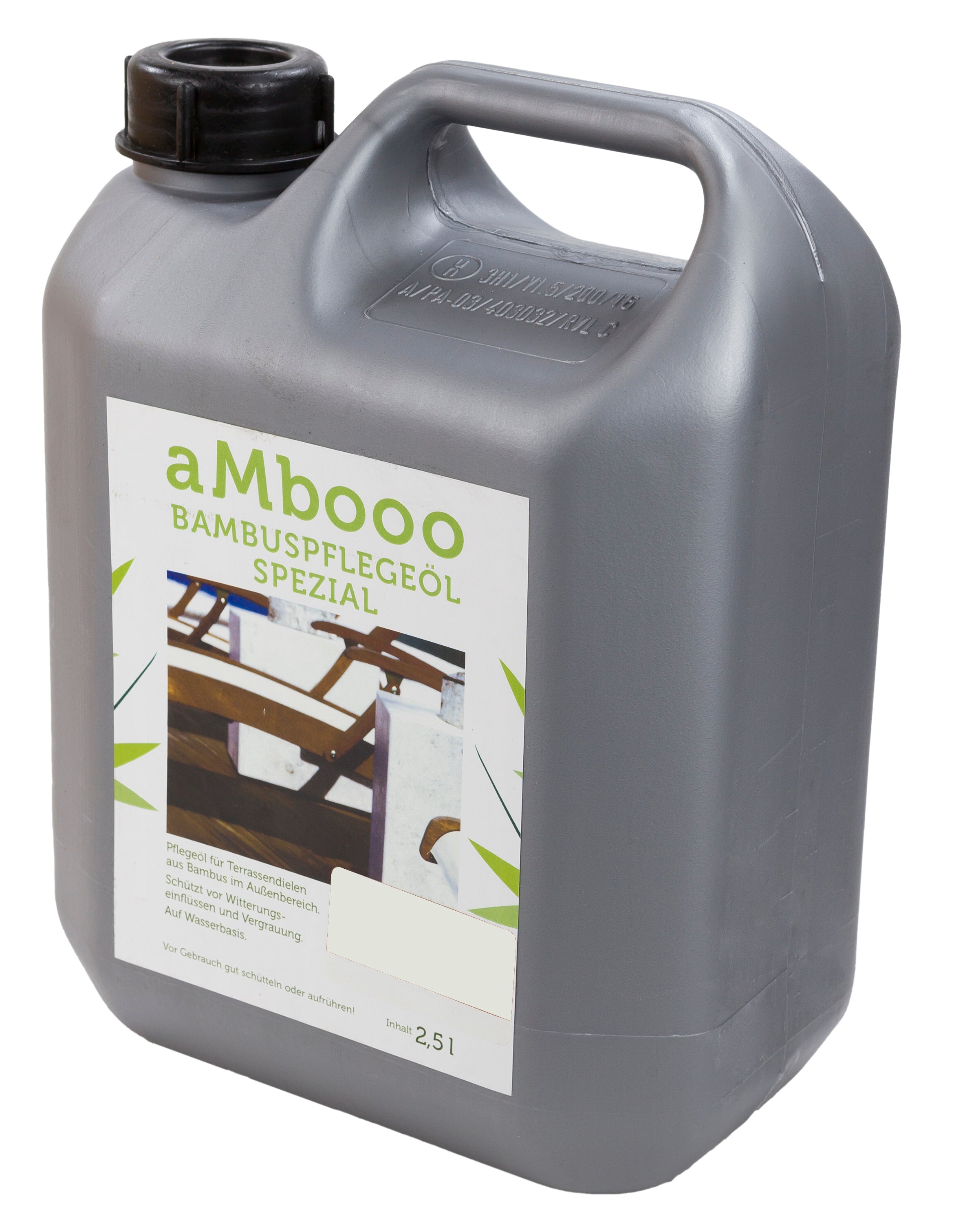 aMbooo Terrassenöl White Oak – Pflegeöl für Bambusterrassen 2,5 L