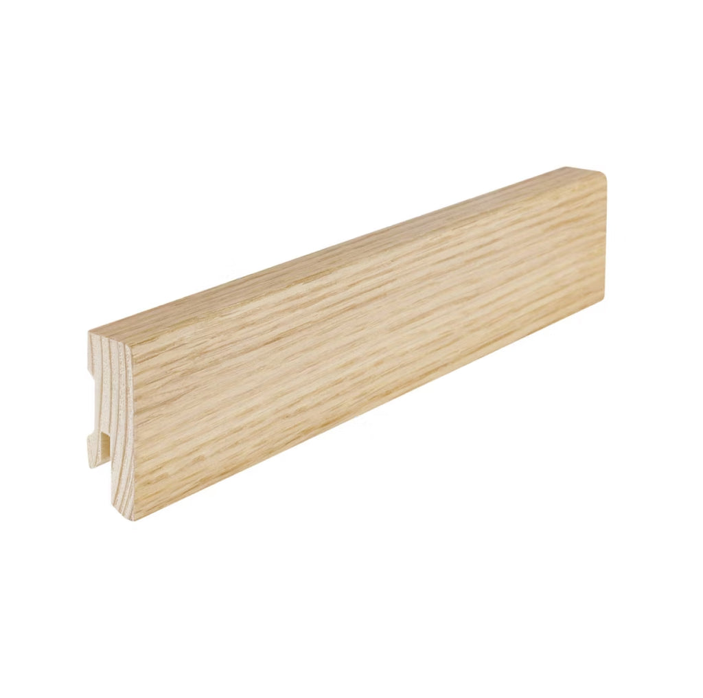 Eiche Holzsockelleiste „Cube“ lackiert – 16 x 40 x 2400 mm