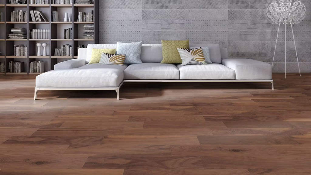 Weitzer Strip 750, Walnut, Vivid multicolored, beveled, lacquered
