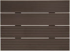 WPC Hohlkammer-Terrassendielen vivaDeck® – Riffel/Trapezprofil 24x142 mm