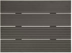 WPC Hohlkammer-Terrassendielen vivaDeck® – Riffel/Trapezprofil 24x142 mm
