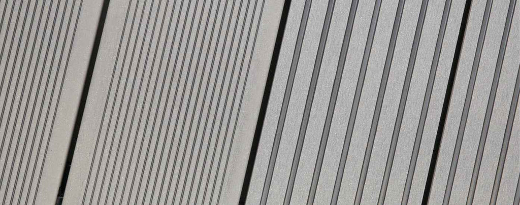 WPC Hohlkammer-Terrassendielen vivaDeck® – Riffel/Trapezprofil 24x203 mm