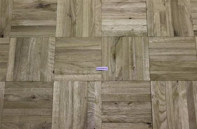 Mosaikparkett 8 mm stark, Eiche rustikal