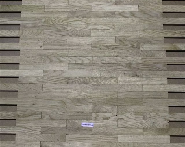 Mosaikparkett 8 mm, Eiche rustikal, Roh